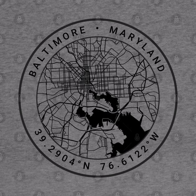 Baltimore Map by Ryan-Cox